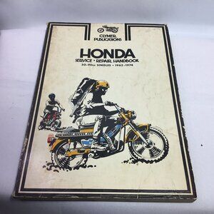 Lot of 2 CLYMER Publications Honda Service Repair Handbook 50-90cc + 350 - 500cc